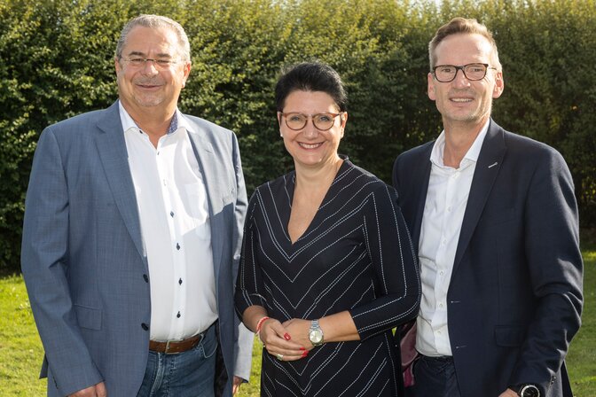 Die Geschäftsführung: (v.l.n.r.): Dir. Ing. Stephan Gröger, Dir. Mag. Otto Straka & Dir. Michael Schober